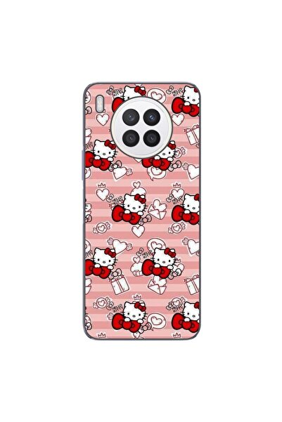 OEM Θήκη συμβατή με Huawei Nova 8i, από σιλικόνη gel TPU, με σχέδιο Hello Kit...