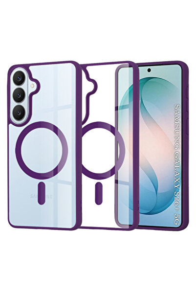 Techsuit Θήκη για Samsung Galaxy S26 Plus, MagSafe Pro, αντικραδασμική, μωβ