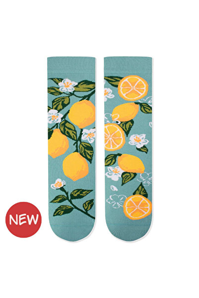 Pirin Hill Cotton socks Arty Socks with Lamai Turquoise