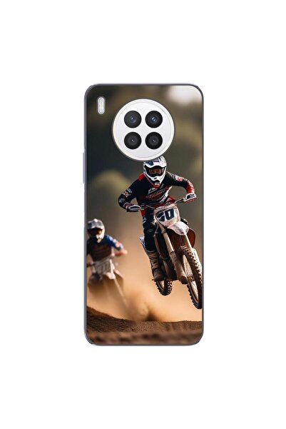OEM Θήκη συμβατή με Huawei Nova 8i από σιλικόνη gel TPU με σχέδιο Motocross