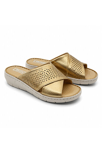 PATRON SHOES Genuine Leather Women's Slippers Orthopedic Sole Daily Comfortab...