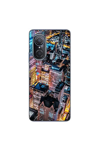 OEM Husa compatibila cu Huawei Nova 9 SE Silicon Gel Tpu Model Night City