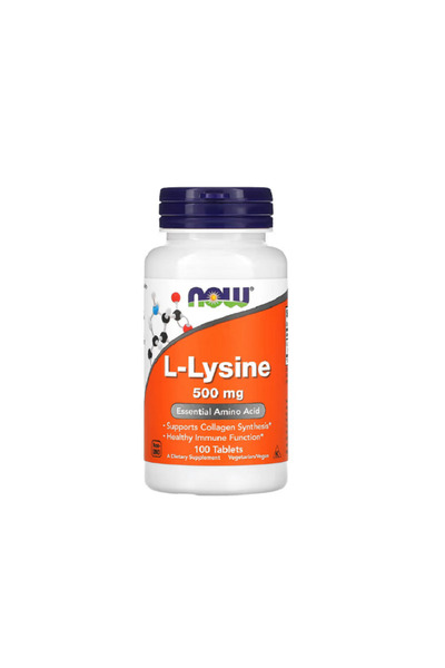 Now Foods L-Lysine 500mg 100 tablete -
