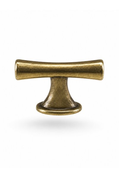 BERFİNO 4032/D/08 Miyon Button Antique Yellow Drawer Cabinet Handle Pack of 5 – 4 cm