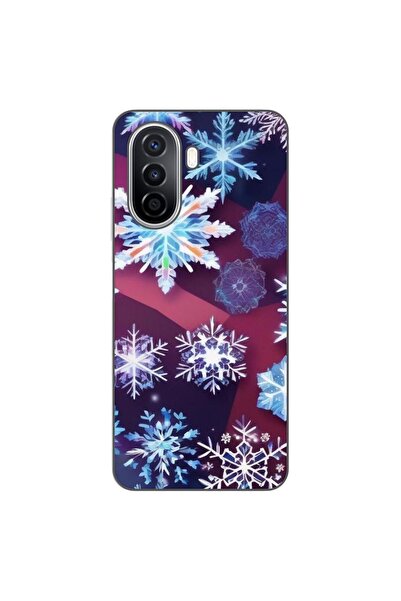 OEM Husa compatibila cu Huawei Nova Y70 Silicon Gel Tpu Model Fulgi de Gheata