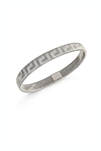 Giza Jewelry 14 Ayar Altın Grek Desenli Esnek Bileklik