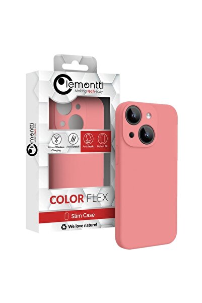 lemontti Husa Liquid Silicon MagCharge iPhone 15 Roz (protectie 360°, materia...