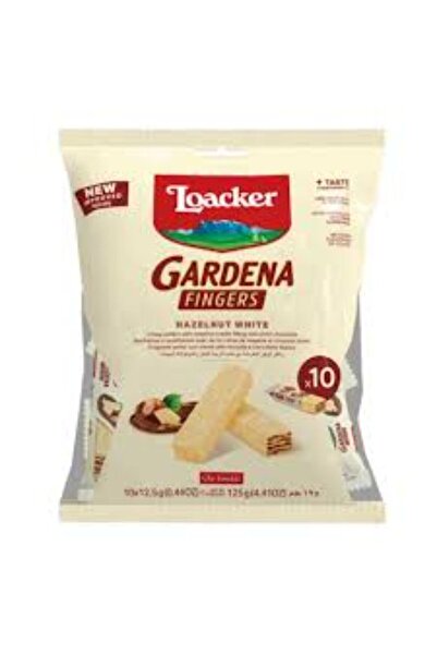Loacker Gardena Finger Hazel White 8 x 125g
