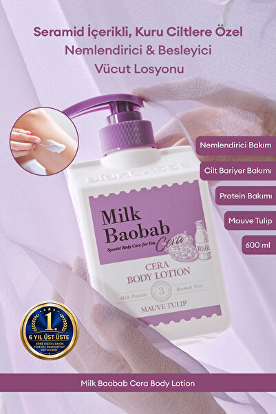 Milk Baobab Kuru Ciltlere Özel Nemlendirici&Besleyici Vücut Losyonu Cera Body...