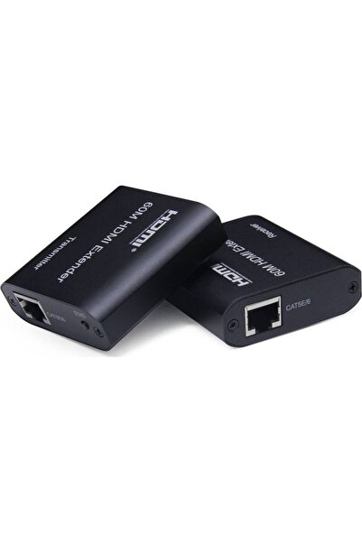 PremiumCord Extensor HDMI până la 60m FULL HD 1080p, folosește un singur cabl...