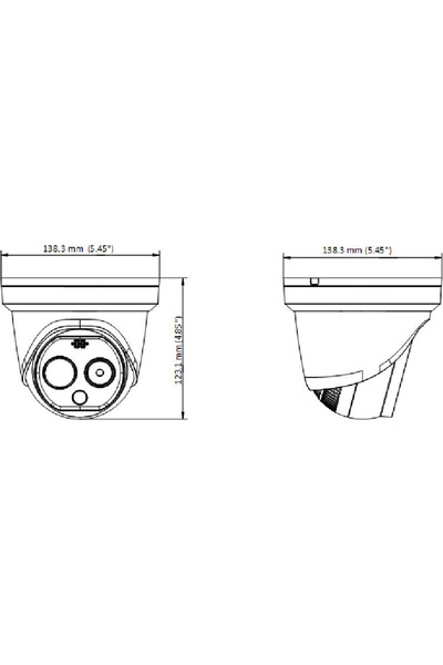 Hikvision Cameră IP DS-2TD1228-2/QA(BLACK)