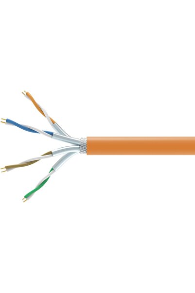 EQUIP Cablu Cat7 Simplex S/FTP DCA 305.00m portocaliu LSZH
