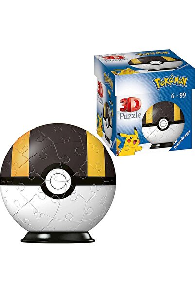 RAVENSBURGER Puzzle 3D 54 Kula Pokemon czarna
