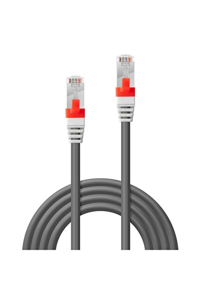 LİNDY Cablu patch Cat6(A) SSTP / S/FTP PIMF gri 0.50m 10Gbit