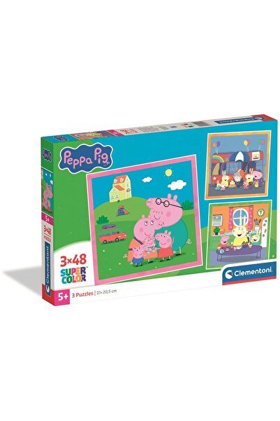 CLEMENTONI Puzzle 3x48 Peppa Pig