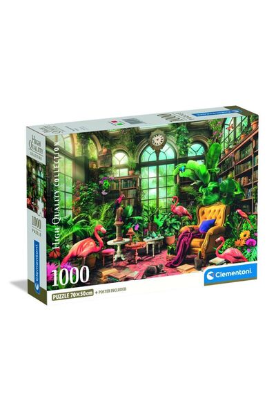CLEMENTONI Puzzle 1000 Biblioteca Seră