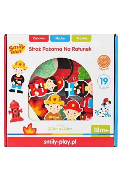 Smily Play Remiza stra≈ºacka drewniana