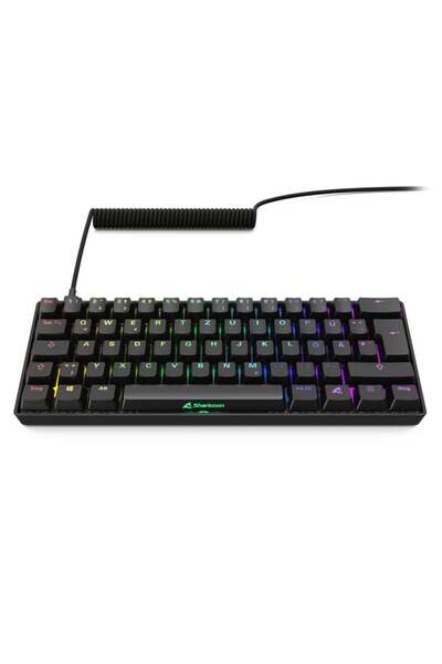 SHARKOON Gaming Tastatur Skiller SGK50S4 Gen2 schw.-gelb RGB