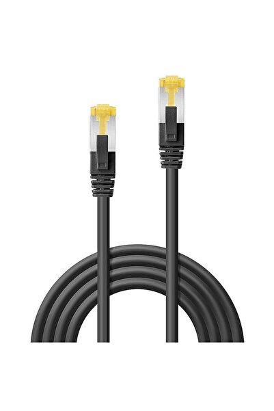 LİNDY Cablu patch Cat6A U/UTP LSZH, negru, 10 bucăți, 1,00m