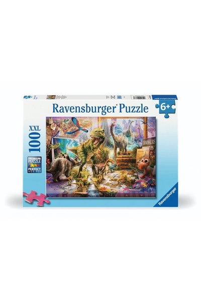 RAVENSBURGER Puzzle 100 Evadarea Dinozaurilor