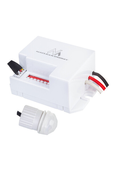 Maclean Senzor de mișcare PIR MCE32 V, cu senzor extern, 12-24V CC, 360°