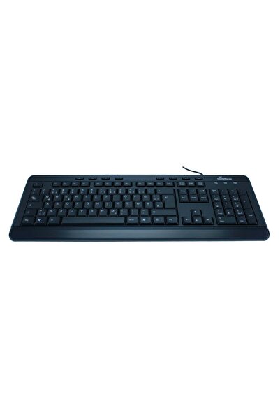 MediaRange Tastatur Multimedia Keyboard black 8 Sondertasten