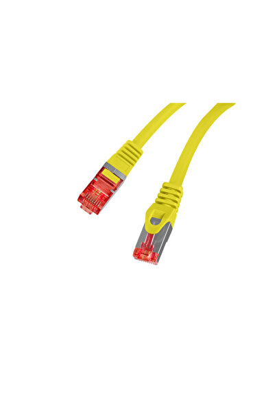 Lanberg Patchcord S/FTP kat.6 0,5m LSZH CU fluke passed ≈º√≥≈Çty