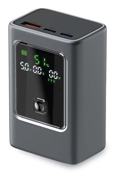 SBS Powerbank 10000mAh PD 35W cu afișaj LCD - gri