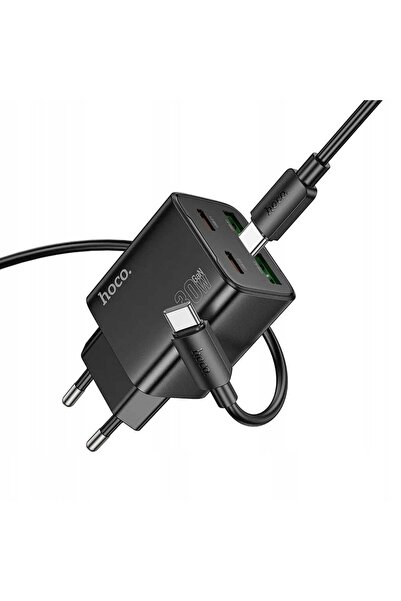 hoco. Încărcător de rețea pentru telefon Hoco USB A + USB C QC3.0 PD 3A 20W +...