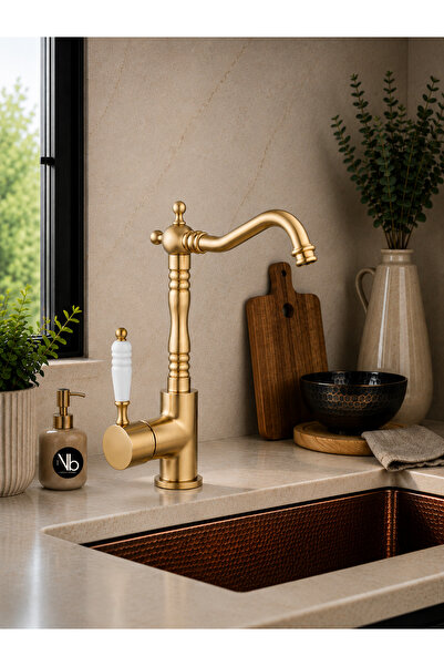 vb vitrinbanyo Retro Design Kitchen Sink Faucet – Antique / Chrome / Black / ...