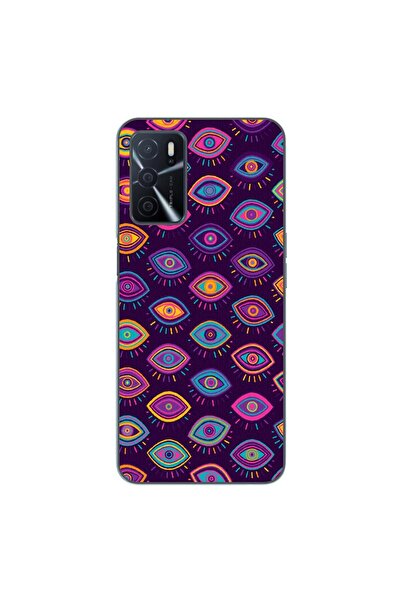 OEM Husa compatibila cu Oppo A16 Silicon Gel Tpu Model Tribal Eyes