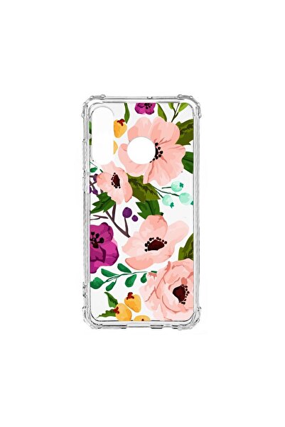 bestcase Husa Anti Shock Silicon Compatibila Cu Huawei P30 Lite, Pastel Flowe...