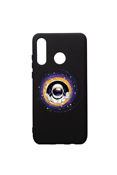 bestcase Husa Silicon Premium compatibila cu Huawei P30 Lite, Astronaut, cu i...