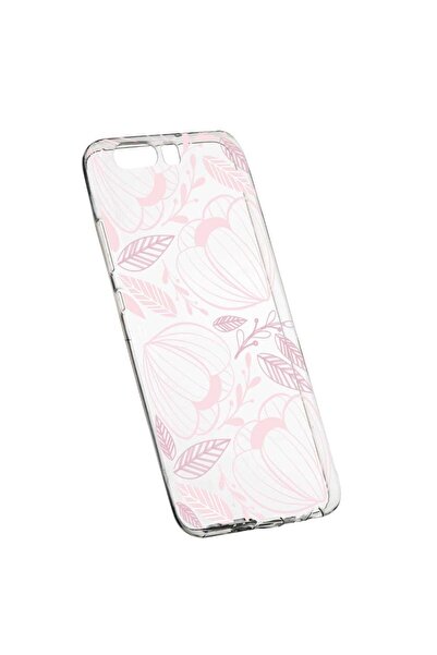 bestcase Husa Silicon, Transparent, Slim, Pink Flower, 113, Huawei Y6 2018