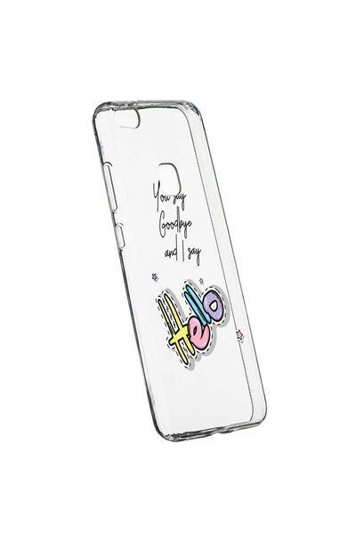 bestcase Husa Silicon, Transparent, Slim, Hello, 148, Huawei P10 LITE