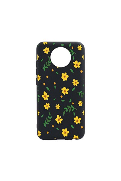 bestcase Husa Silicon Little yellow flowers, compatibila cu Nokia 5.4, rezist...