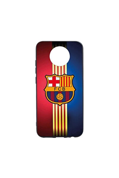 bestcase Husa Silicon Football, Barcelona, compatibila cu Nokia 3.4, rezisten...