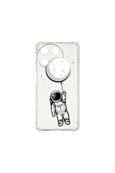 bestcase Αντικραδασμική Θήκη 1.5MM, Συμβατή με Realme 11 4G, Αστροναύτης, Αντ...