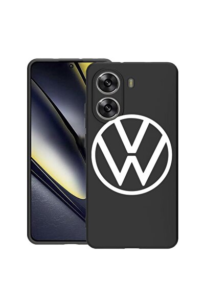 bestcase Калъф за Poco X7 Pro 5G, VW, Тънък силиконов 0.8ММ, Удароустойчив, З...