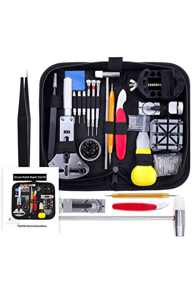 choice2 black-151 Watch Repair Kit, Professional Watch Repair Tool, Watch Bat...