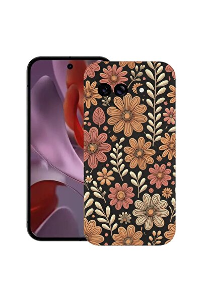 bestcase Υπέρλεπτη Θήκη TPU Συμβατή με Google Pixel 9a, Φλοράλ Φθινοπωρινό Σχ...