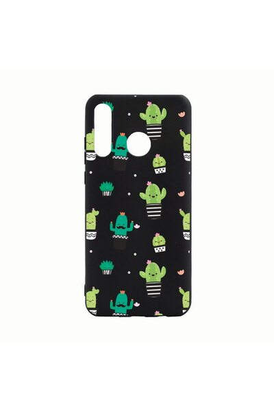 bestcase Husa Huawei P30 Lite, Cactus, rezistenta la uzura, anti-alunecare, d...