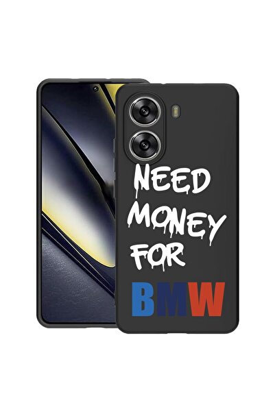 bestcase Λεπτή θήκη σιλικόνης για Poco X7 Pro, Χρειάζομαι χρήματα για BMW, 19...