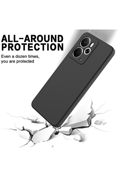 bestcase Премиум силиконов калъф за Realme 14 5G, Черен