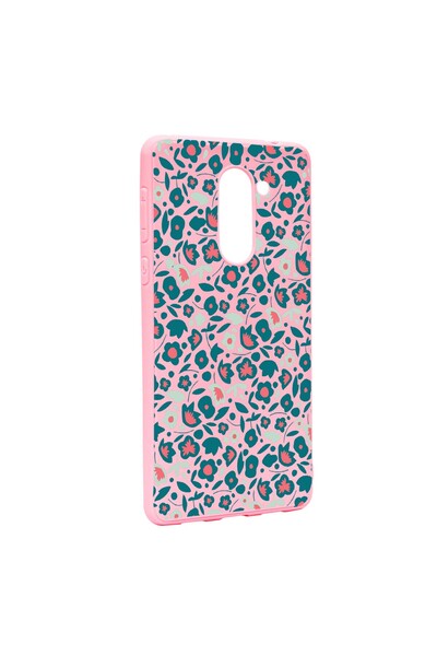 bestcase Husa Huawei Mate 9 Lite / Honor 6X, Green Flowers Pattern, rezistent...