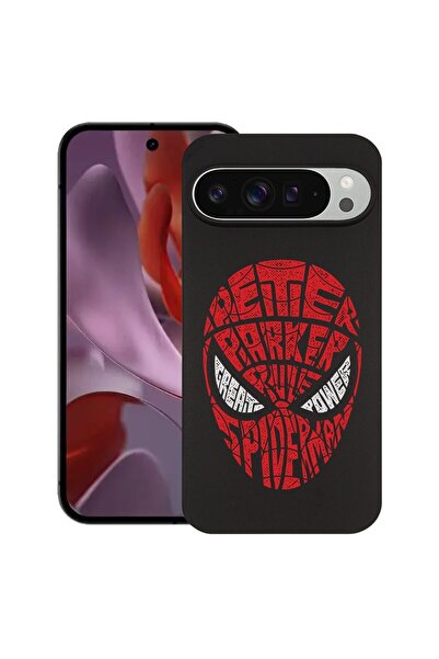 bestcase Калъф за Google Pixel 9 Pro XL, Калиграфия Питър Паркър, Тънък силик...