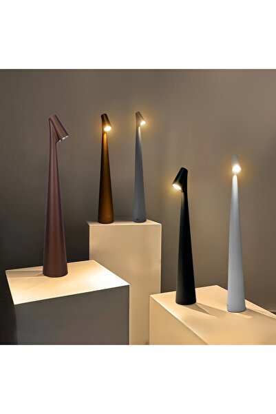 Choice3 Chocolate Adjustable Cone LED Table Lamp, Dimmable Warm Ambient Light...
