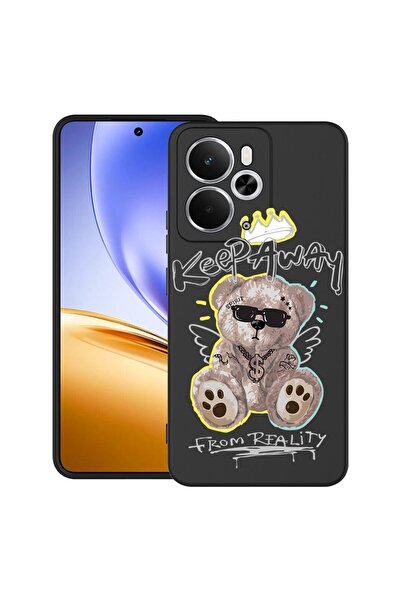 bestcase ¬Æ Husa pentru Realme 14T cu Design Teddy Bear Keep Away, TPU Mat Ul...
