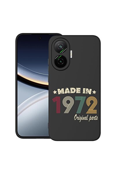 bestcase Калъф за Poco F7 с оригинален дизайн  "1972 ", TPU матов ултра тънък...