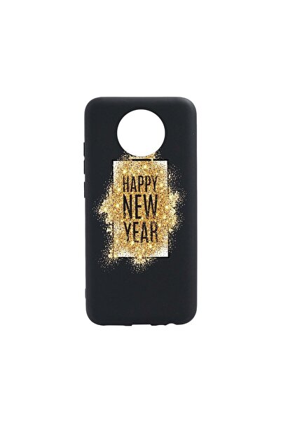 bestcase Husa Silicon Happy New Year, compatibila cu Nokia C10, rezistenta la...